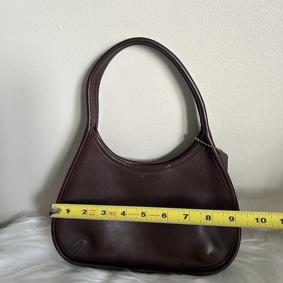 Coach Ergo 9027 Mahogany‎ Brown Glove Tanned Leather Hobo Bag Good